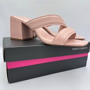 Vince Camuto Shoes Womens Size 12 Pale Peony Jinani Block Heel Sandal Never Worn